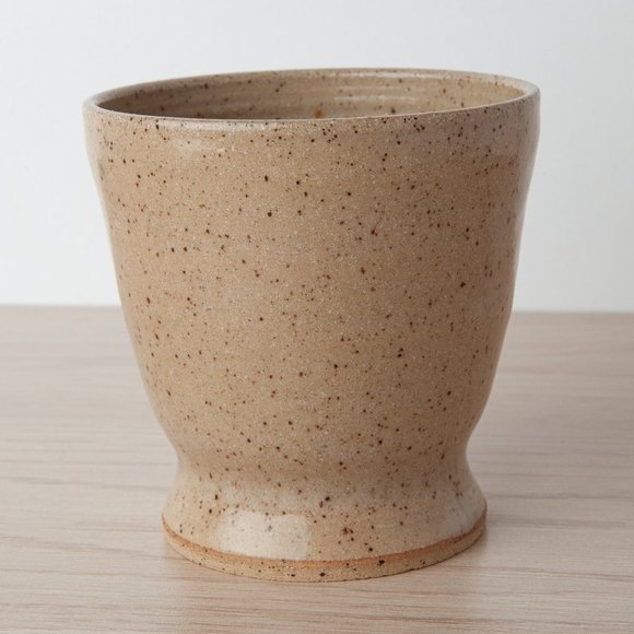 Small Handmade Studio Pottery Artisan Ceramic Dragon Planter Speckled Signed - Picture 4 of 16